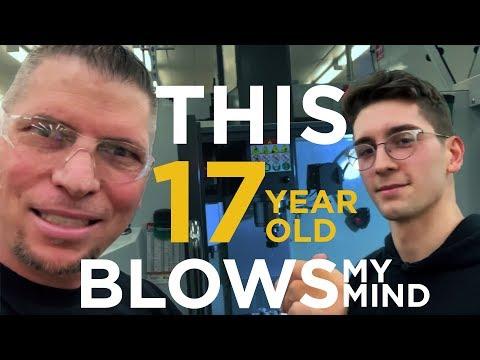 17 Year Old CNC Machining Student Blows my MIND! 